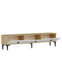 Hanah Home Yuka 180 Soporte para TV Roble Zafiro y Blanco